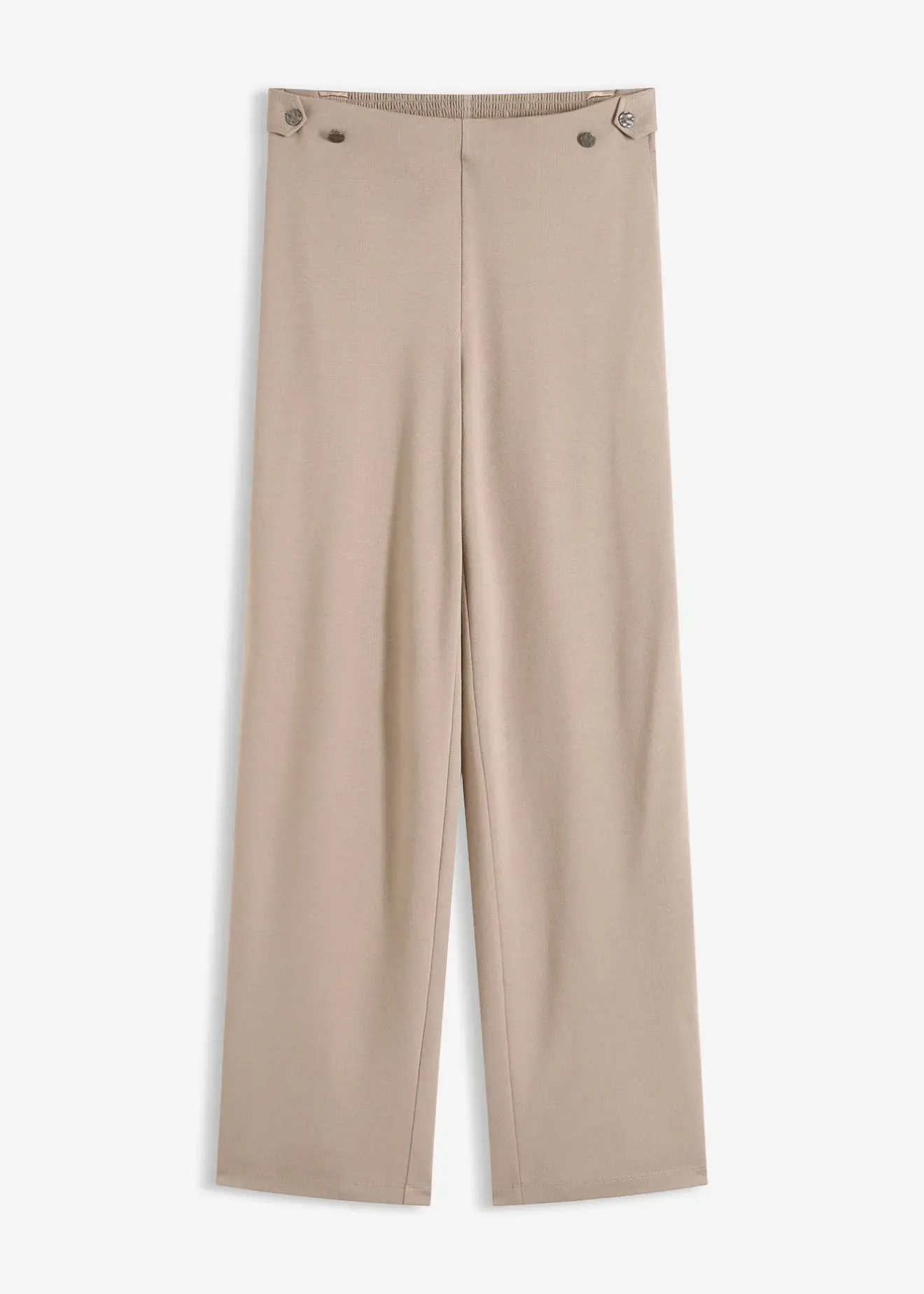 Femme bonprix Pantalons|Pantalon en jersey à patte décorative