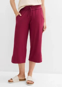 bonprix Pantalon en jersey coton extensible|Femme Pantalons