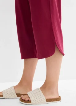 bonprix Pantalon en jersey coton extensible|Femme Pantalons