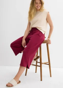 bonprix Pantalon en jersey coton extensible|Femme Pantalons