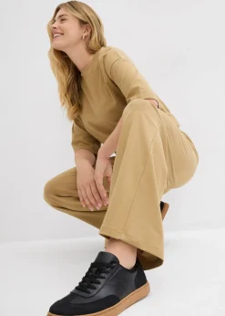 Femme bonprix Pantalons|Pantalon en jersey interlock