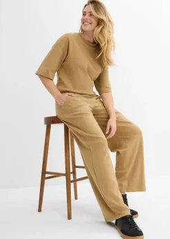 Femme bonprix Pantalons|Pantalon en jersey interlock