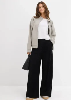 Femme bonprix Basiques|Pantalons|Pantalon en jersey éponge