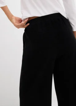 Femme bonprix Basiques|Pantalons|Pantalon en jersey éponge