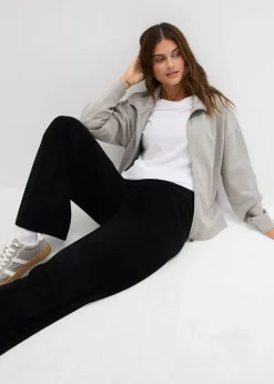 Femme bonprix Basiques|Pantalons|Pantalon en jersey éponge