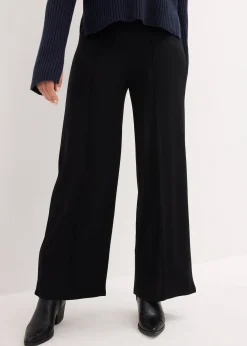 bonprix Pantalon en jersey Punto di Roma confortable|Femme Sweats|Pantalons