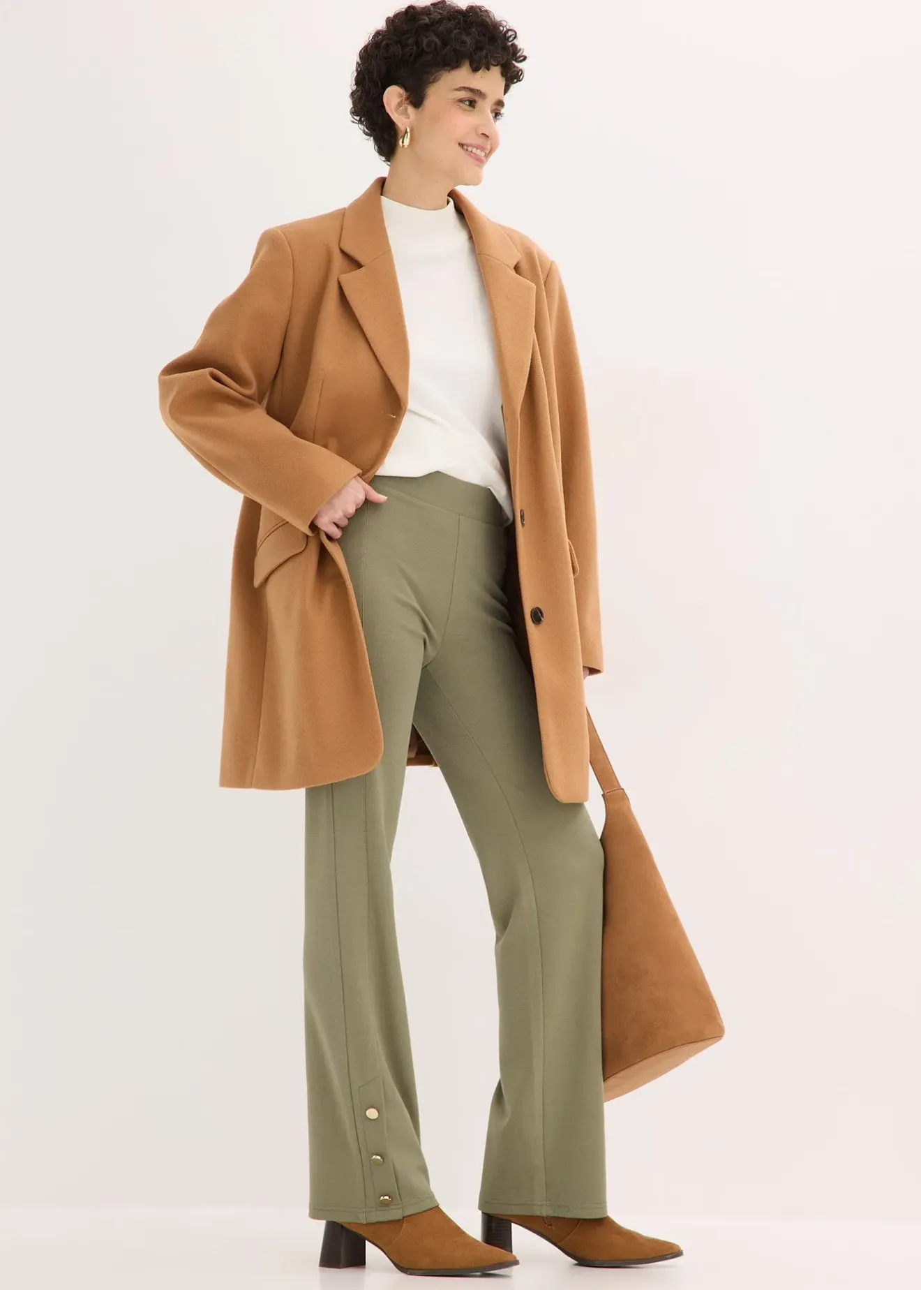 Femme bonprix Pantalons|Pantalon en jersey Punto di Roma