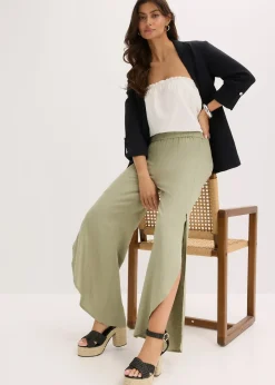 Femme bonprix Pantalons|Pantalon en lin
