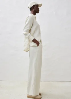 bonprix Pantalon en lin|Femme Premium|Pantalons