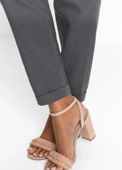 Femme bonprix Pantalons|Pantalon en lin mélangé