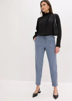 bonprix Pantalon en lin mélangé|Femme Pantalons