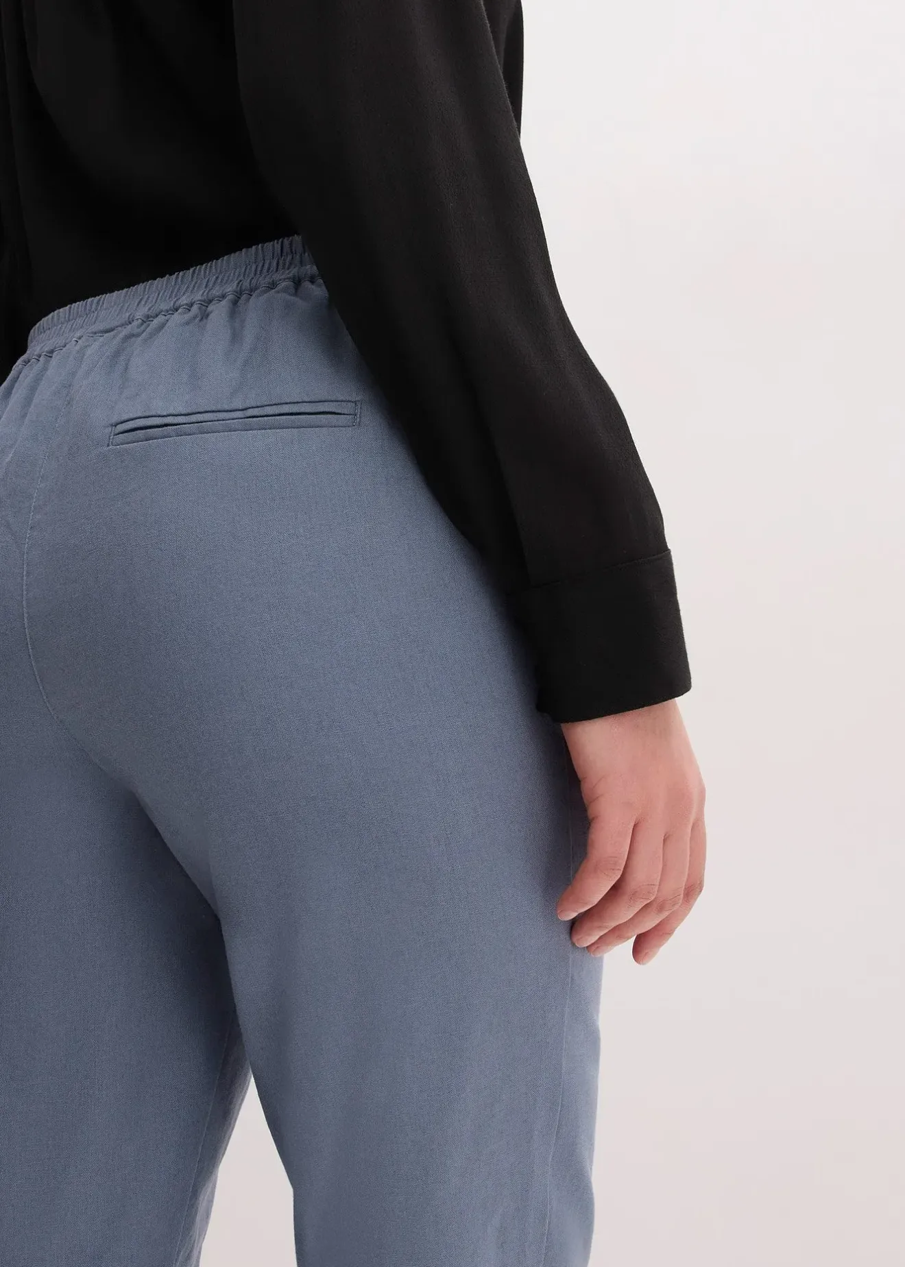 bonprix Pantalon en lin mélangé|Femme Pantalons