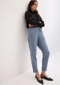 bonprix Pantalon en lin mélangé|Femme Pantalons