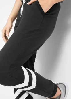 bonprix Pantalon en molleton à rayures|Femme Sweats|Pantalons
