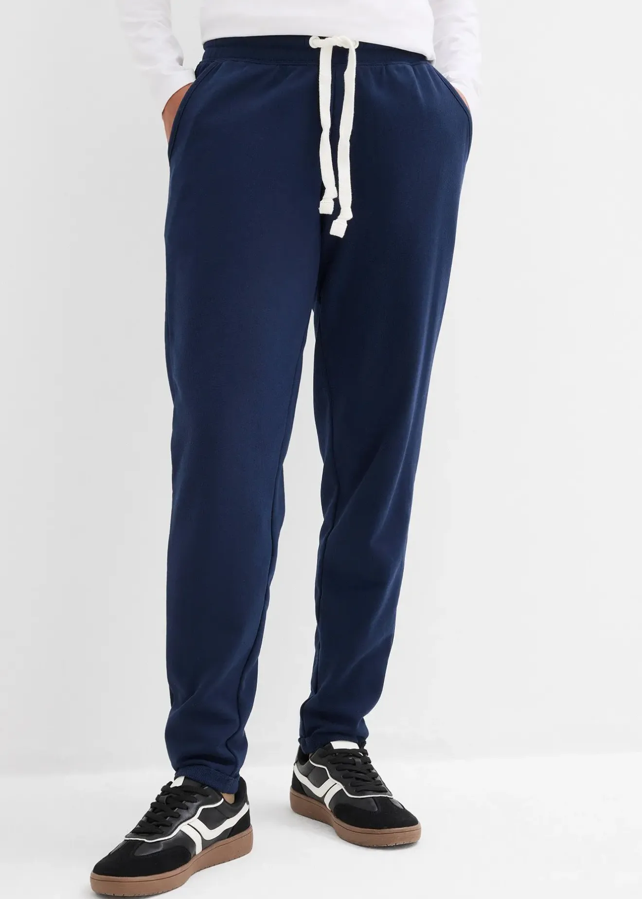 Femme bonprix Basiques|Sweats|Pantalon en molleton, taille élastiquée