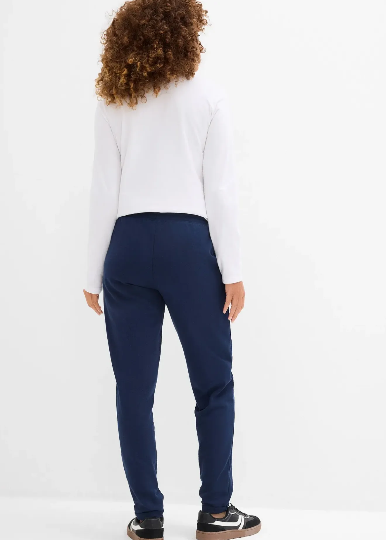 Femme bonprix Basiques|Sweats|Pantalon en molleton, taille élastiquée