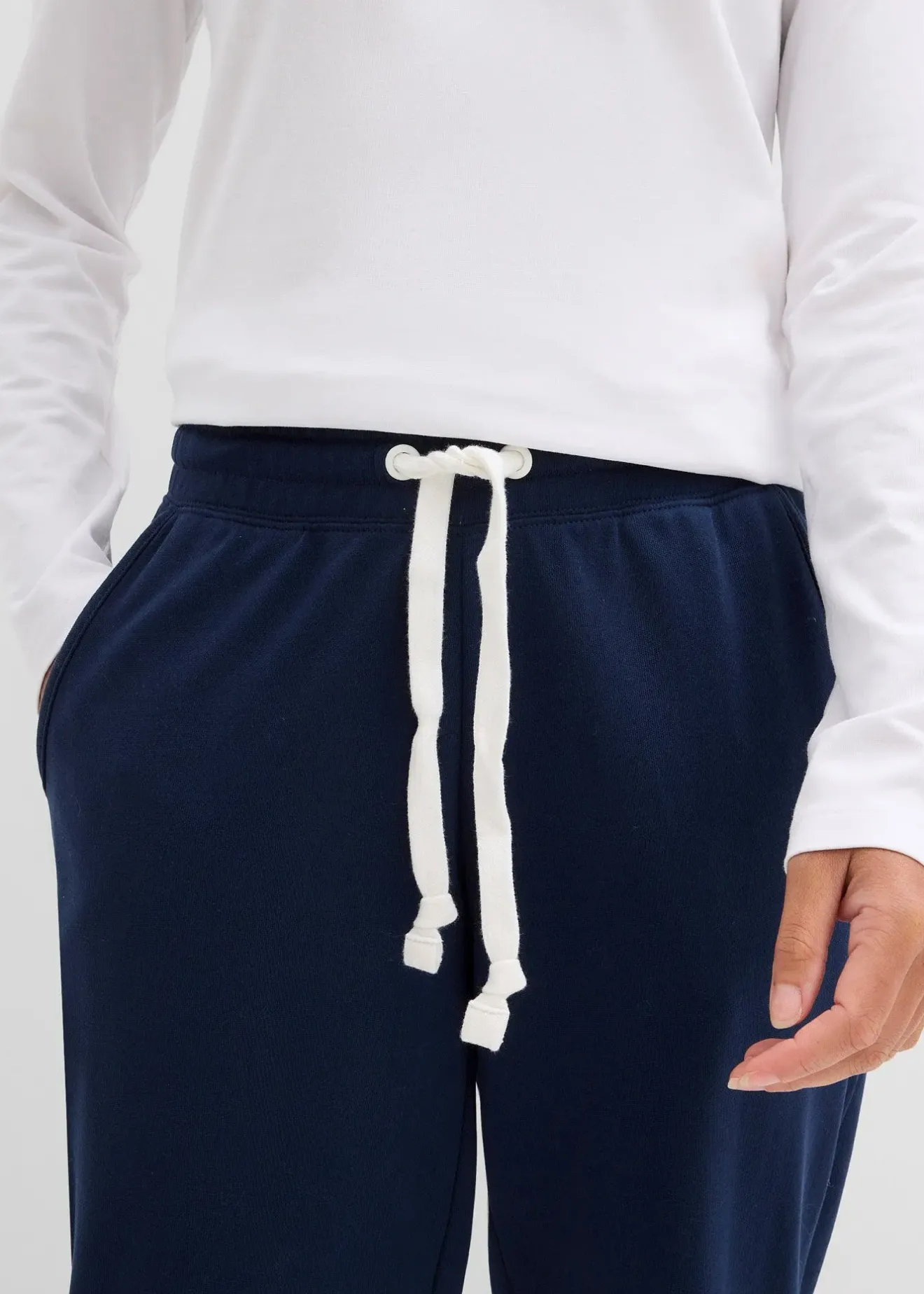 Femme bonprix Basiques|Sweats|Pantalon en molleton, taille élastiquée