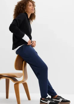 Femme bonprix Basiques|Sweats|Pantalon en molleton, taille élastiquée