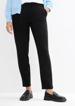 bonprix Pantalon en néoprène à taille élastiquée|Femme Basiques|Sweats