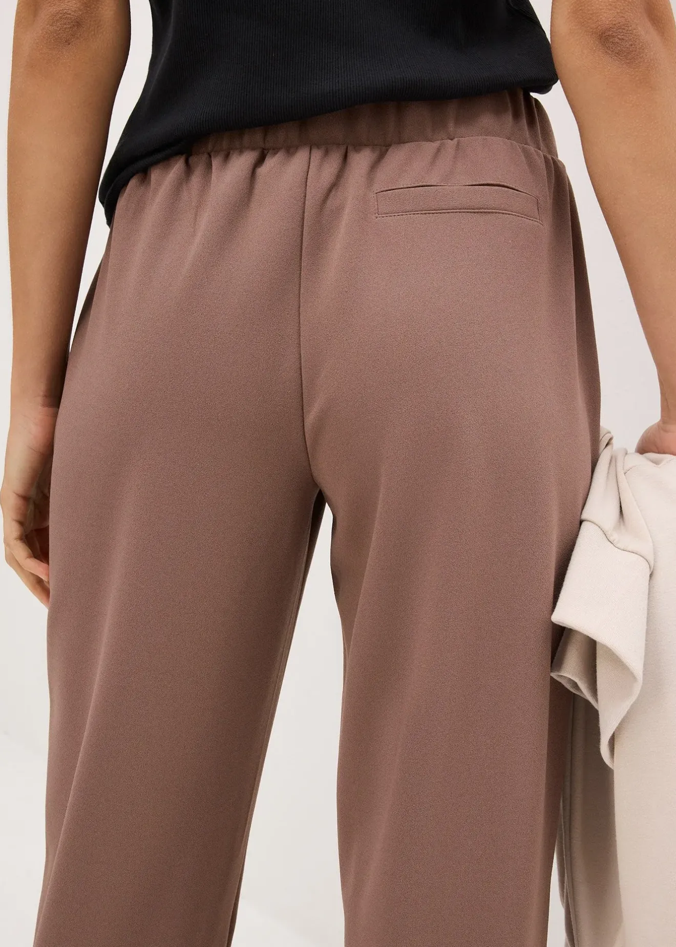 Femme bonprix Basiques|Sweats|Pantalon en néoprène à taille élastiquée