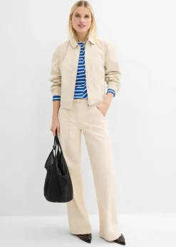 Femme bonprix Pantalons|Pantalon en twill 100% coton