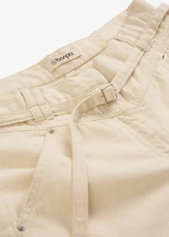 Femme bonprix Pantalons|Pantalon en twill 100% coton