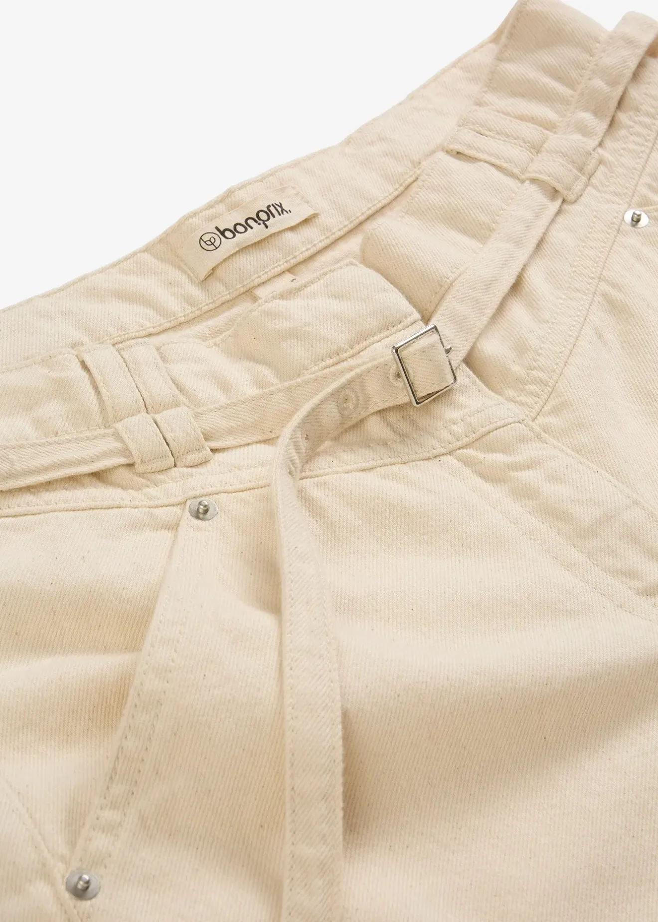 Femme bonprix Pantalons|Pantalon en twill 100% coton