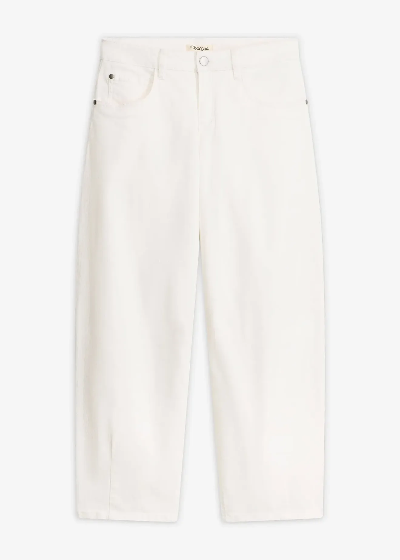 Femme bonprix Pantalons|Pantalon en twill de coton extensible