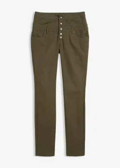 Femme bonprix Pantalons|Pantalon en twill extensible