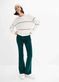 bonprix Pantalon en velours côtelé|Femme Pantalons