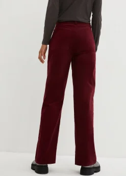 Femme bonprix Pantalons|Pantalon en velours côtelé extensible