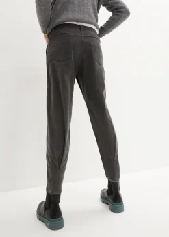 bonprix Pantalon en velours côtelé, Balloon Fit|Femme Pantalons