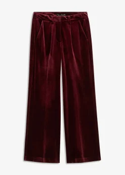 Femme bonprix Pantalons|Pantalon en velours doux