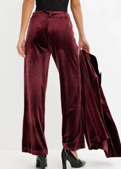 Femme bonprix Pantalons|Pantalon en velours doux