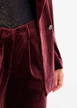 Femme bonprix Pantalons|Pantalon en velours doux