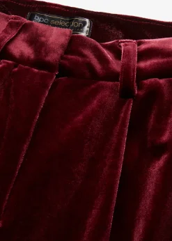 Femme bonprix Pantalons|Pantalon en velours doux