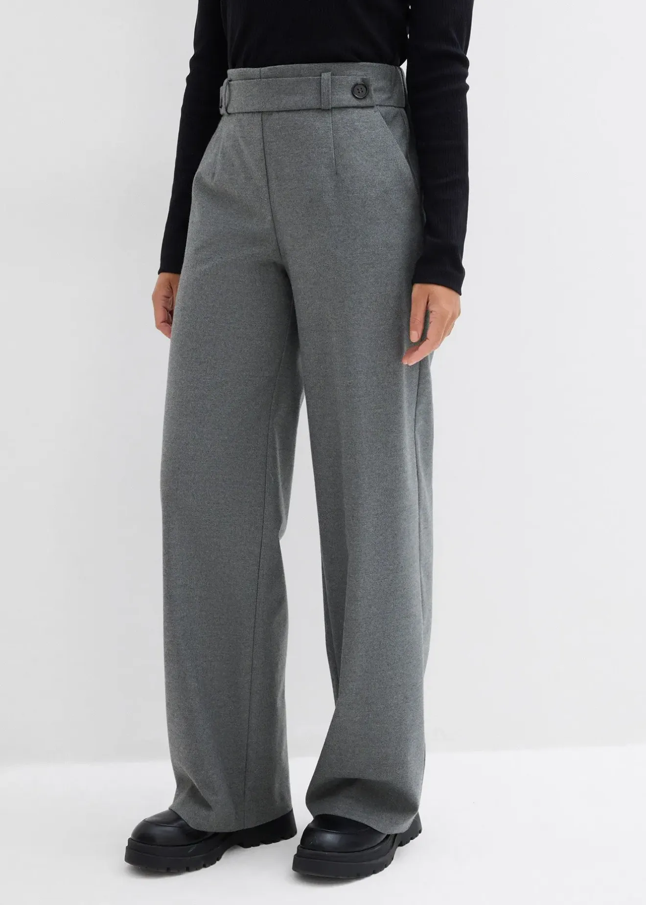 Femme bonprix Pantalons|Pantalon en viscose mélangée