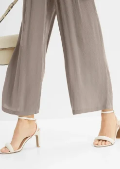 Femme bonprix Tailles Petite|Pantalons|Pantalon en viscose, taille élastiquée