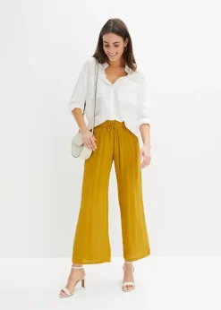 Femme bonprix Tailles Petite|Pantalon en viscose, taille élastiquée