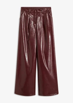 Femme bonprix Pantalons|Pantalon enduit