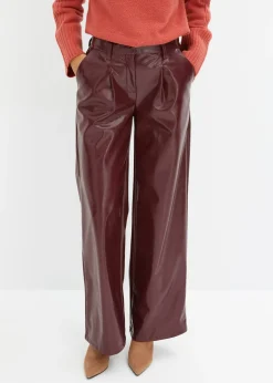 Femme bonprix Pantalons|Pantalon enduit