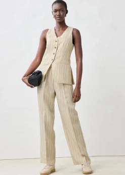 Femme bonprix Premium|Pantalons|Pantalon et ceinture (ens. 2 pces)