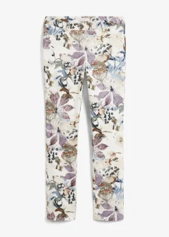 Femme bonprix Tailles Petite|Pantalons|Pantalon extensible à imprimé floral