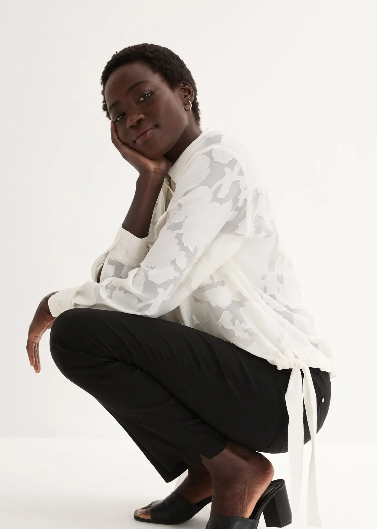 Femme bonprix Tailles Petite|Pantalon extensible à taille entièrement élastiquée