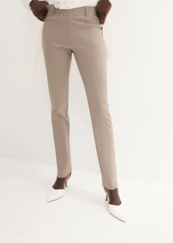 Femme bonprix Pantalons|Pantalon extensible à taille entièrement élastiquée