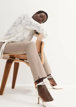 Femme bonprix Pantalons|Pantalon extensible à taille entièrement élastiquée