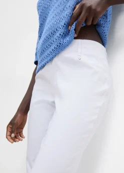 bonprix Pantalon extensible à taille entièrement élastiquée|Femme Pantalons