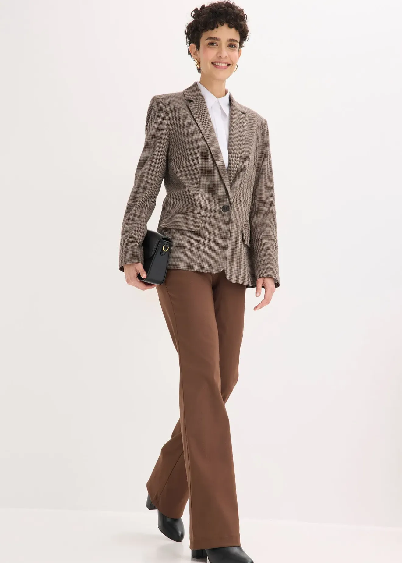 Femme bonprix Tailles Petite|Pantalon extensible, bootcut