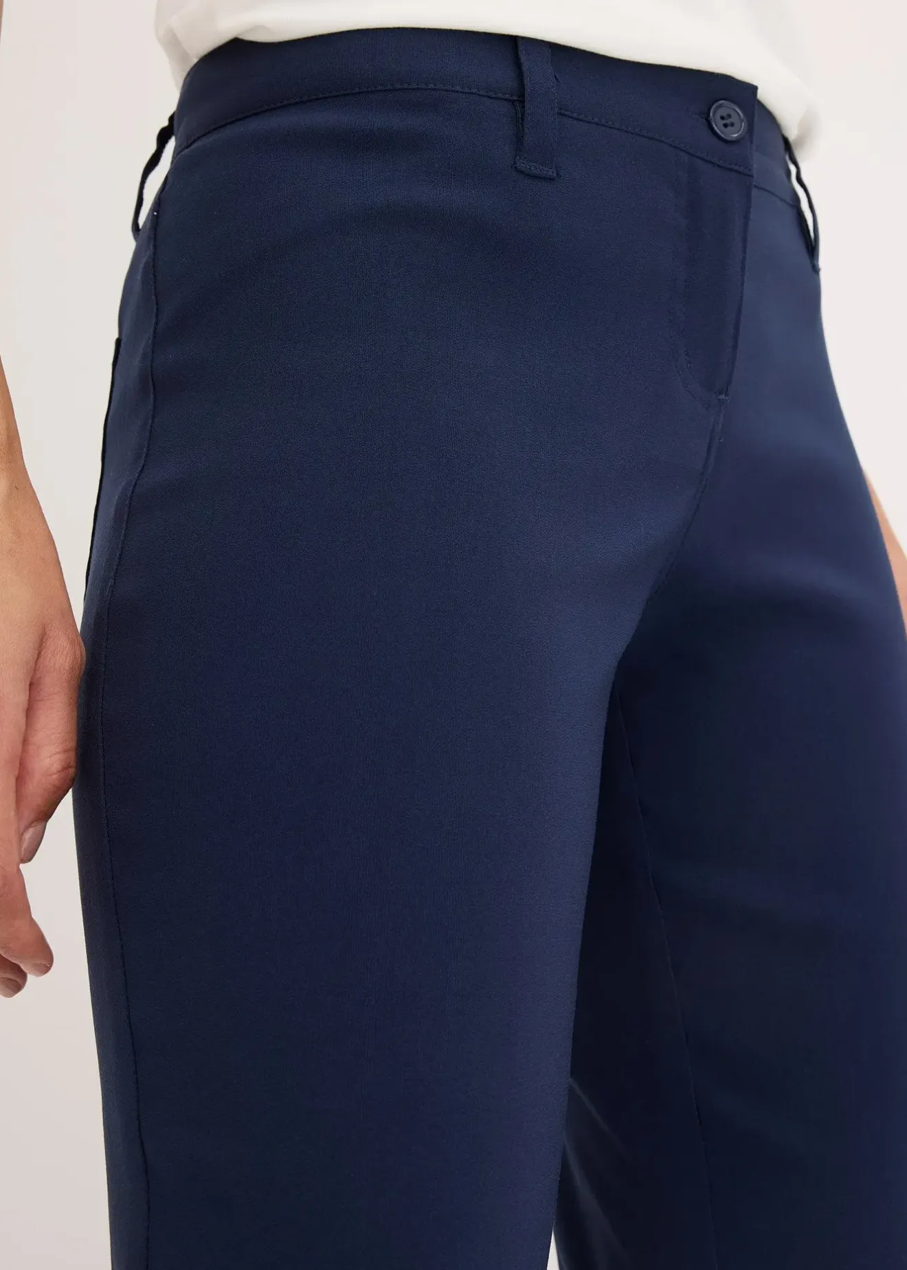 bonprix Pantalon extensible, bootcut|Femme Tailles Petite