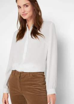 bonprix Pantalon extensible en velours côtelé|Femme Pantalons